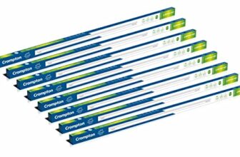 Crompton Laser Ray Smile 24W LED Batten (Natural White) – Pack of 8