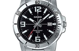 Casio Enticer Analog Black Dial Men’s Watch – MTP-VD01D-1BVUDF (A1361)