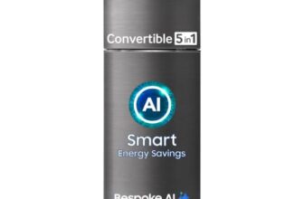 Samsung 467 L, 3 Star, Convertible 5-in-1, Digital Inverter, Frost Free Double Door, Bespoke AI WiFi Refrigerator (RT80H51C3KHL, Luxe Black, 2026 Model)