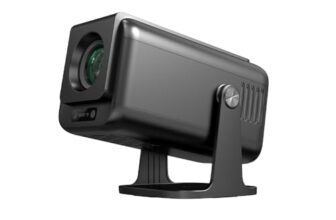 Punnkk Lumi Pro Fully Automatic Native 1080P Android 13, WiFi 6 & BT 5, Screen Mirroring Smart Projector, Auto Focus & Auto 4D Keystone, 4X Brighter, 4K HDR Support, 180 Degree Rotation 2 GB/16 GB