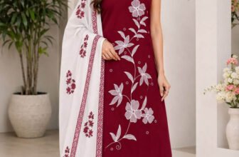 SCOPEHEAVEN Solid Kurta, Trouser/Pant & Dupatta Set