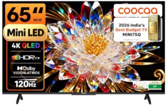 coocaa 164 cm (65 inches) 4K Ultra HD Smart Mini LED QLED Google TV 65MINI75Q
