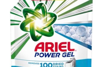 Ariel Power Gel Liquid Detergent for Top Load & Semi Auto – 300g | Removes 100 Dried Stains in 1 Wash | Faster Dissolving | Long-Lasting Fragrance | Color Protection | At the price of Powders