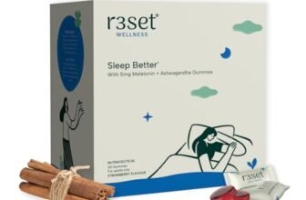 R3SET 5mg Melatonin for Cortisol, Deep Sleep & Stress Relief – 30 Gummies