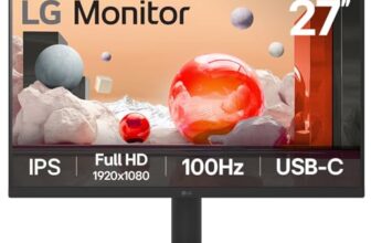 LG 27MS570B IPS Full HD (1920 x 1080) Monitor, 27 Inch, 100Hz, Anti-Glare, HDMI x 2, USB-C with PD65W, Height/Tilt Adjustable Stand, in-Built Speakers, Head Phone Out, Reader Mode, Flicker Safe