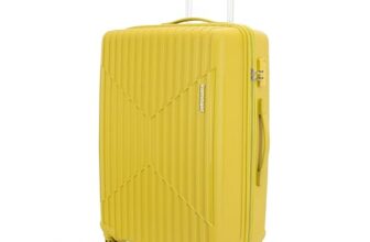 KAMILIANT by American Tourister Savvy|Trolley Bag Check-in Medium Size (70 cms) for Travel| Hard Case Polypropylene (PP) Suitcase|360° 8-Wheel Spinner Luggage Trolley|Combination Lock|Cress Green