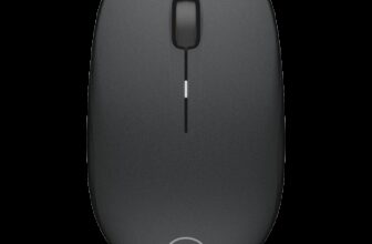 DELL WM126 Ambidextrous Optical Mouse 1000 DPI, Plug and Play(2.4GHz Wireless, Black)