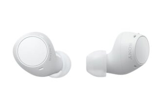 Sony WF-C510 Wireless Bluetooth Earbuds with Mic, TWS, in Ear, Ambient Sound Mode, Small and Comfortable, IPX4, Quick Charge, Multipoint Connectivity, Customized EQ, Up to 22 Hours Battery- White
