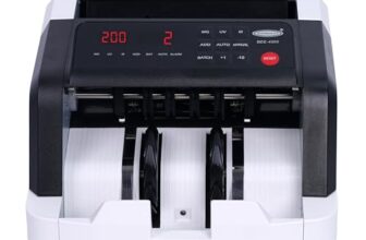 Bambalio BEE-4500 Heavy-Duty Fully Automatic/1200 Notes/Min Speed UV/MG/IR/Double/Half/Chain Counterfeit Detection, Add/Batch Fake Note Detector|Compatible with New & Old Currency Digital Bill Counter