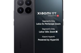 XIAOMI 17T (Black,12GB+256GB)|Flagship Leica Cameras|Leica UltraPure Optics|Segment Best Leica 5X Optical Zoom|120X AI Zoom|16.74cm(6.59″) 120Hz AMOLED Display|3500 nits|6500mAh Battery|HyperOS 3.0