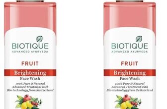 Biotique Fruit Brightening Face Wash, 200ml (Pack of 2)