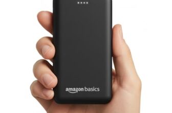 Amazon Basics 100W Fast Charging Power Bank for Type C Laptop & Mobile Charging, USB-A Output 27000mAh Battery, Fast Charging, Triple Output, Power Delivery & Quick Charge, Black