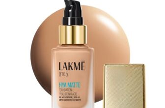 Lakme 9to5 Hya Matte Foundation + Hyaluronic Acid Warm Beige – 25ml