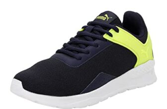 Puma Men, Anzarun Krick, Navy-Lime Smash-White, Sneaker, 11UK, (39180302)