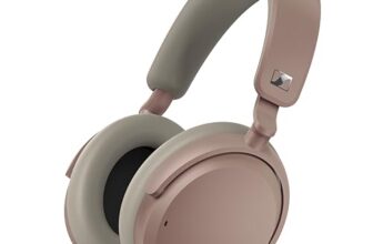 Sennheiser ACCENTUM Wireless Noise Cancelling, 50 Hours Battery Life, Hybrid ANC, 24/7 Comfort, Over Ear Headphones, Wireless Bluetooth Headphones for Travel, Taupe