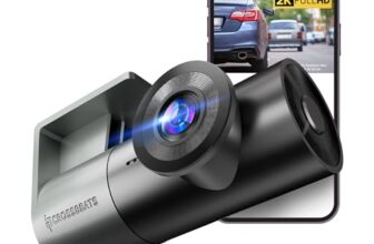 Crossbeats RoadEye Neo| New Launch| 2K FHD+ Dash Cam for Car| WiFi APP Mic Loop Record| 170° Wide Angle Dashcam for Car|Rotating Cabin Camera| Night Vision| Supercapacitor Dash Camera 1TB (2026 Model)