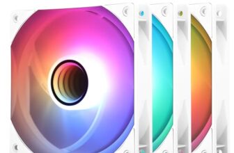 Thermalright TL-C12W-S V3 CPU Fan 120mm Case Cooler Fan ARGB, 4pin PWM Connector Silent Computer Fan with S-FDB Bearing,Desktop Cooling Fan has ARGB Mirror Light Effect (3-Pack Fans)