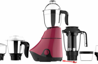 Butterfly Rapid 750 W Juicer Mixer Grinder(Rapid Plus | 5 Jars | Beet Red)