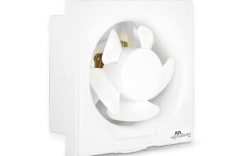 RR Signature Vento Deluxe 150 mm Exhaust Fan For Kitchen, Bathroom with Strong Air Suction, Rust Proof, Anti-Dust Shutters (White) I 3 Year Warranty