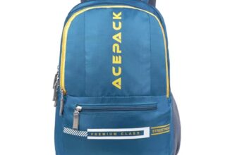 ACEPACK Adventure 23.80L Backpack – Lightweight & Durable Polyester Bag for Work, Travel & School with Breathable Mesh Padding (Teal)