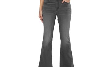 Levi’s Women High Rise Slim Jeans (001UG-0000_Black, 27)