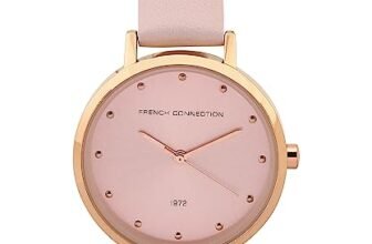 French Connection Hazel Pink Round Analog Watch for Women – FCN00080F