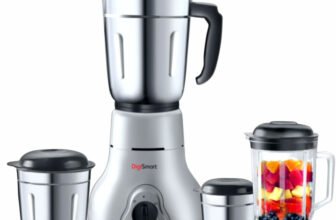 DIGISMART 4 JARS 750 W Mixer Grinder(KITCHEN MATE | 4 Jars | BLACK AND GRAY)