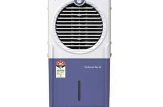 Kenstar TURBOCOOL NEO HC 45 BLUE Air Cooler with Honeycomb Cooling Media | 5-star BEE Rating |100 W|White & Blue