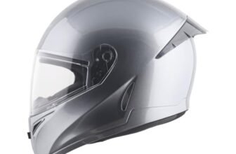 STUDDS Ninja Elite SUPER Flip Up Full Face Helmet (Military Green, L)