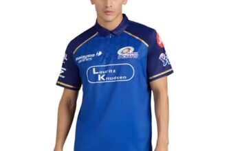 Sketchers X Mumbai Indians Men Official IPL Jersey | Original Cricket Fan Jersey