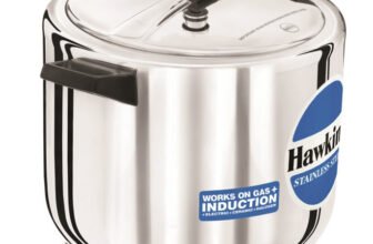 Hawkins (HSS10) 10 L Inner Lid Induction Bottom Pressure Cooker(Stainless Steel)