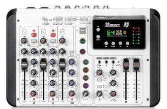 Audio Array 6-Channel Hybrid USB Summing Mixer | 4 Analog & 2 Digital Channels |192kHz/24Bit OTG Recording| 99 DSP FX| BT Connectivity | 2XLR Mic Inputs |Phantom Power| Hi-Z & Headphone Monitoring |M6