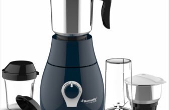 Butterfly Arrow 500 W Juicer Mixer Grinder(Arrow Pro Blend | 4 Jars | Ink Blue)
