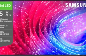 Samsung Vision AI 138 cm (55 inch) Ultra HD (4K) Mini LED Smart Tizen TV 2026 Edition with Vision AI Companion 30W Powerful Speakers Mini LED HDR Pure Spectrum Color 4K Upscaling Color Booster Samsung Knox Security 150+ Free Channels Dynamic Sound Pack(UA55M2EHAULXL)
