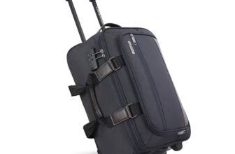 Lavie Sport 45 cms Matrix Wheel Duffle Bag | Laptop Compatiable and Combi Lock
