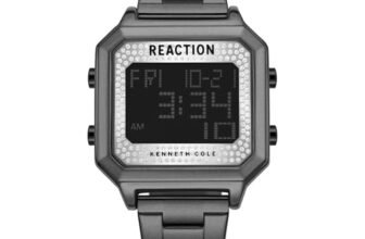 Kenneth Cole Reaction Digital Metal Strap Watch for Women – KRWGJ9008003