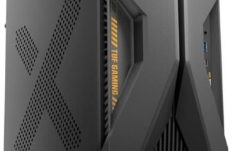 ASUS TUF Gaming T500 (2025) Gaming Desktop Core i5 (13420H) (16 GB RAM/NVIDIA GeForce RTX 3050 Graphics/1 TB SSD Capacity/Windows 11 Home (64-bit)/6 GB Graphics Memory) Mini Gaming Tower with MS Office