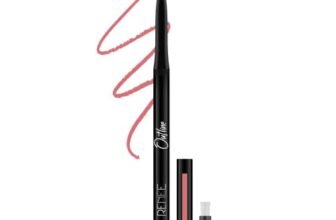 RENEE Outline Lip Liner With Built in Sharpener 03 Delilah 0.35gm| Long Lasting & Smudge Proof| Matte Finish & Rich Color Payoff| One Swipe Application
