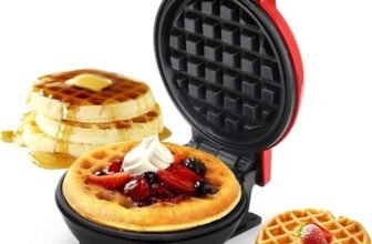 Mini Waffle Maker Machine 3 In 1 Waffle Iron Home Appliances Kitchen Easy To Clean, 4 Inch, Perfect For Breakfast,Dessert, Sandwich, Pan Cakes, Other Snacks|Assorted – 350 Watts (Mini Waffle Maker)