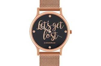 TEAL BY CHUMBAK Round Dial Analog Hand Watch for Women, Gifts for Women/Girls/Ladies, Stylish Fashion Watch for Casual/Work