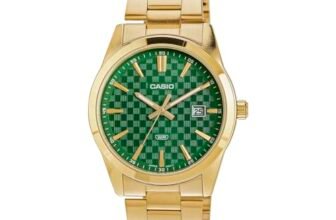 Casio Enticer Analog Green Dial Men MTP-VD03G-3AUDF (A2246)