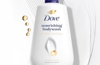 DOVE Nourishing Bodywash, 825ml, for Soft and Smooth Skin, with Triple Hydration Serum & Glycerine, Dermatologically Tested, Paraben-Free, Sulphate-Free
