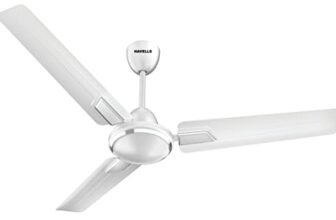 Havells 1200Mm Andria Energy Saving Ceiling Fan (Pearl White, Pack Of 1) 2 Stars