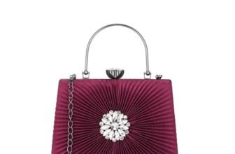 Lavie Women’s Ray Trapezoid Framed Clutch | Ladies Purse Handbag