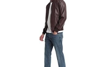 Bewakoof Men’s Solid Regular Fit Full Sleeve Stand Collar Nylon Jacket