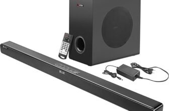 Hydra NexusOne 2.1 Channel Soundbar with 8 Inch Subwoofer & 3D Surround Sound 200 W Bluetooth Soundbar (Black, 2.1 Channel)