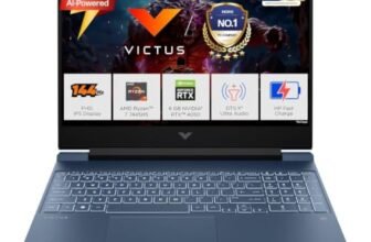 HP Victus, AMD Ryzen 7 7445HS, 6GB RTX 4050, 16GB DDR5(Upgradeable) 512GB SSD, 144Hz, IPS, 300 nits, 15.6”/39.6cm, Win11, Office24, Blue, 2.29kg, fb3130AX, DTS Audio, Xbox Gamepass*, Gaming Laptop