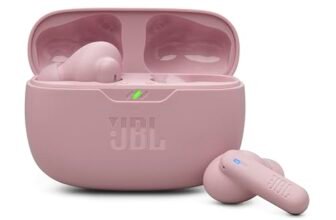 JBL Wave Beam 2 Ear Buds Wireless BluetoothV5.3, Active Noise Cancellation Earbuds,Multi Connect, App for Customized Extra Bass Eq, Relax Mode,Speed Charge, 40H Playback, Fast Pair,4 Mics,IP54(Pink)