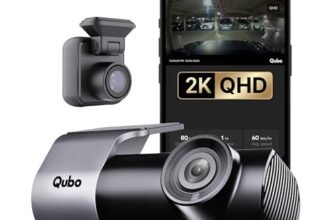 Qubo Car Dashcam [New Launch] Pro 2K Front + Rear by Hero Group | Dual Channel Dash Cam | Wide Angle View | G-Sensor | Wi-Fi | Emergency Recording | Supports Up to 1 TB SD Card