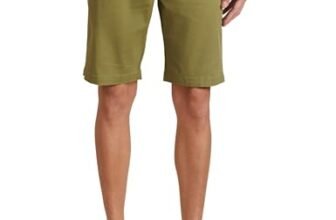 Amazon Brand – Symbol Men’s Regular Shorts (AW19-SHR-ESS-03_Light Olive_30_Light Olive_30)
